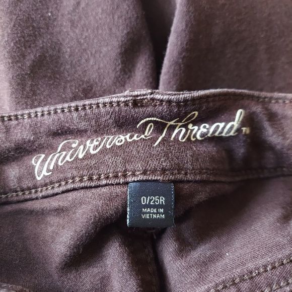 Universal Thread Mis Rise Skinny Jeans Purple Sz 0 / 25 - Picture 5 of 10